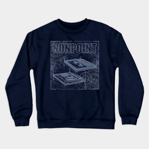 Nonpoint - Technical Drawing Crewneck Sweatshirt by Vector Empire